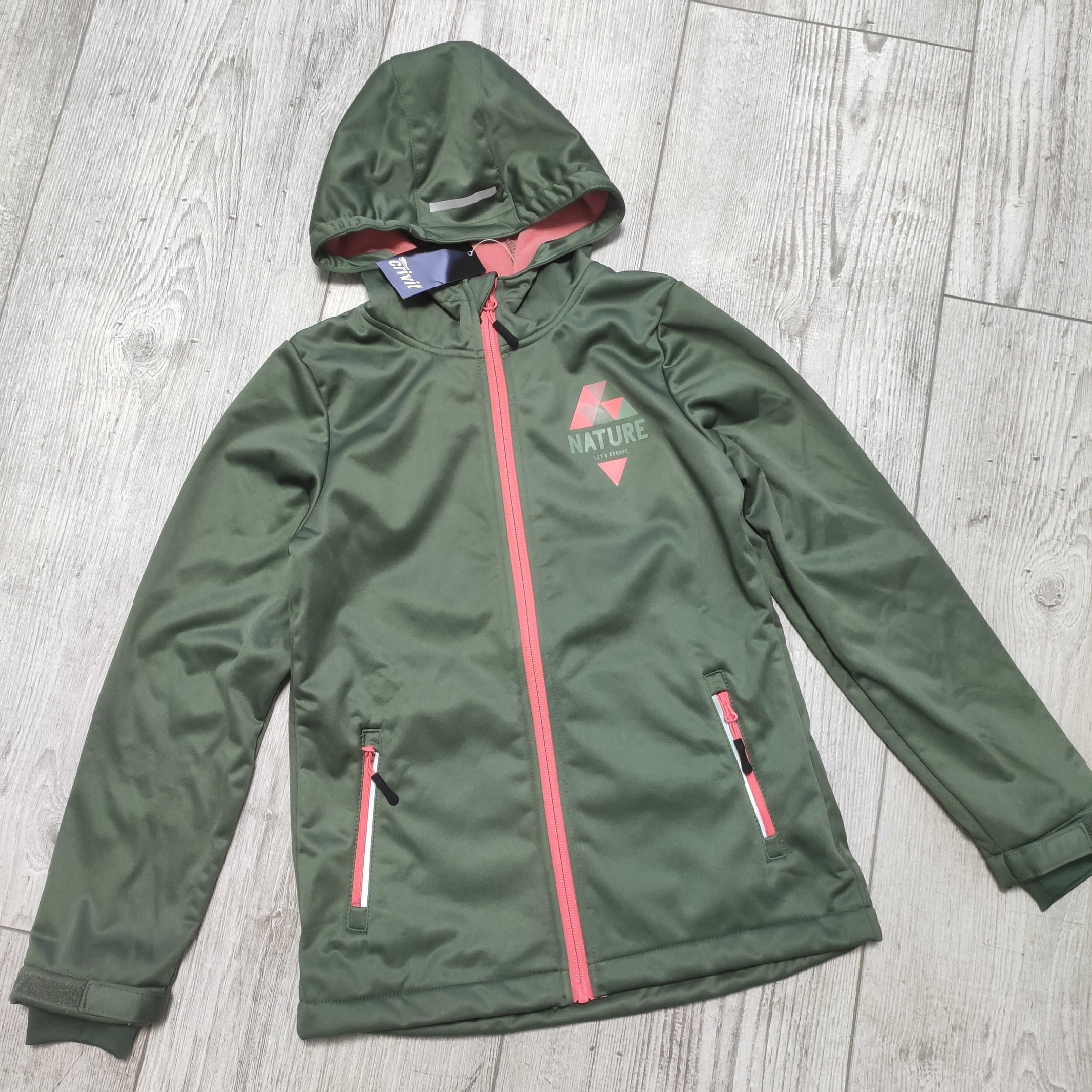 Куртка демісезонна вітрівка ветровка софтшелл softshell crivit 122-164