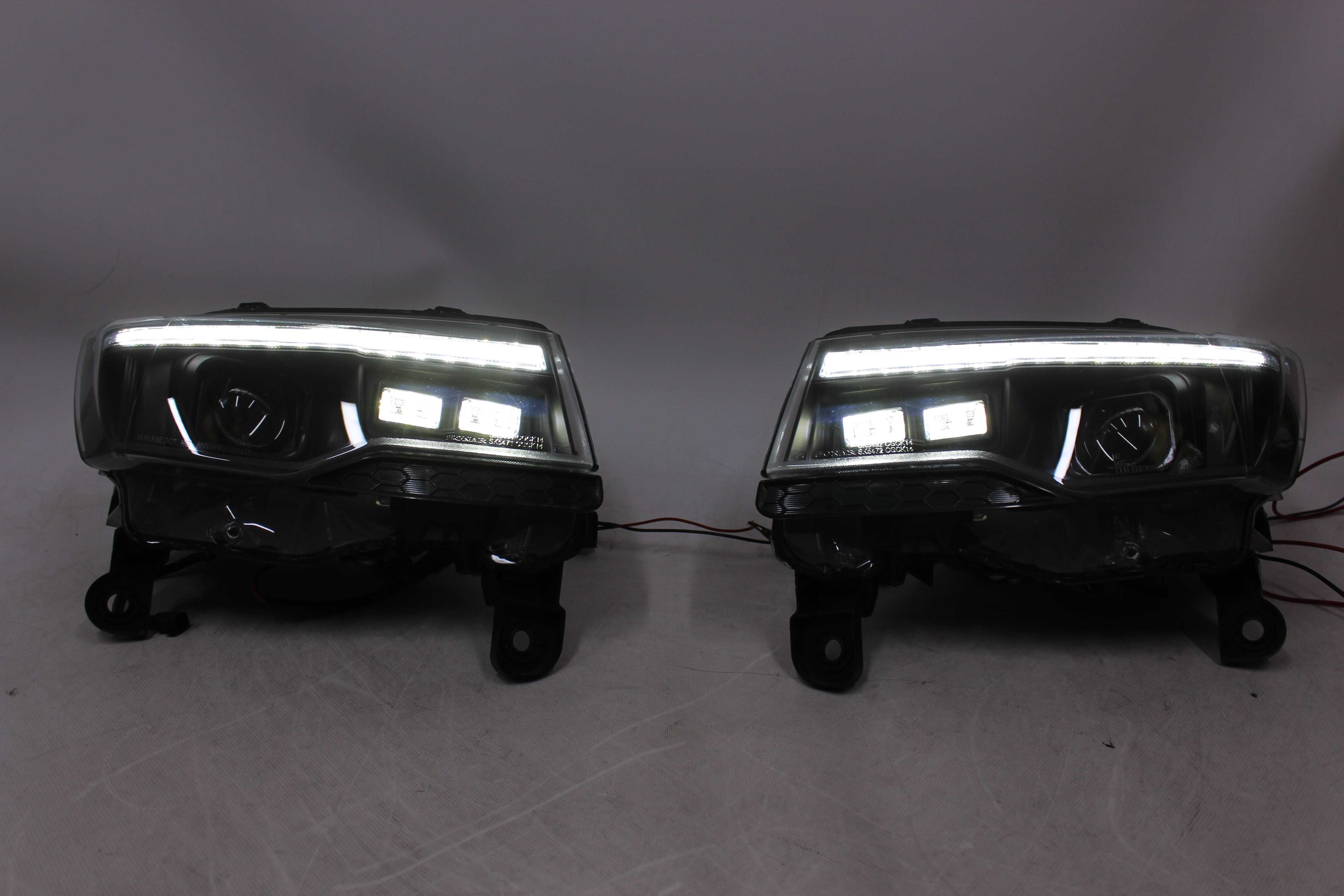 Lampy reflektory przednie przód JEEP GRAND CHEROKEE 14-21 LED BAR IGŁA