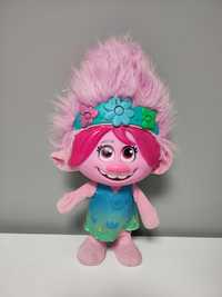 Troll Poppy interaktywna zabawka świecące włosy
