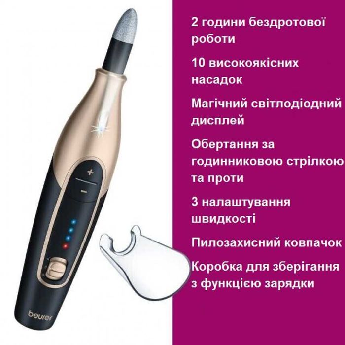 професійний набір для манікюру та педикюру Beurer MP84