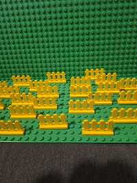 Lego. Płotek,  płot.  Żółty 28 sztuk. Używane.