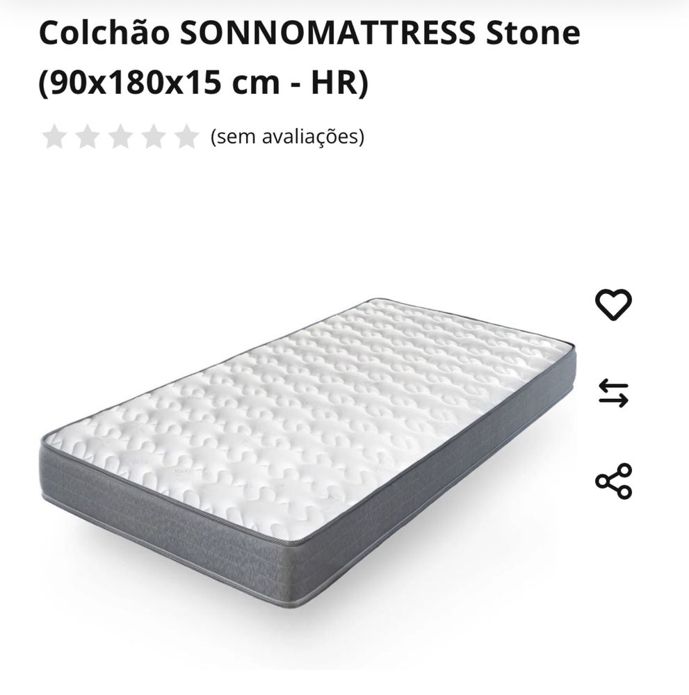 Cama dupla com colchoes incluidos