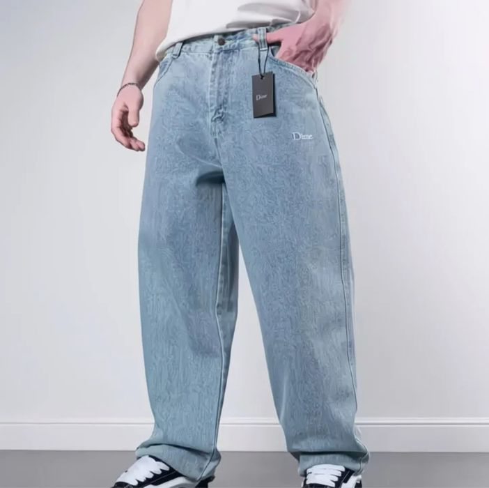 Dime baggy jeans,джинси дайм світло сині.