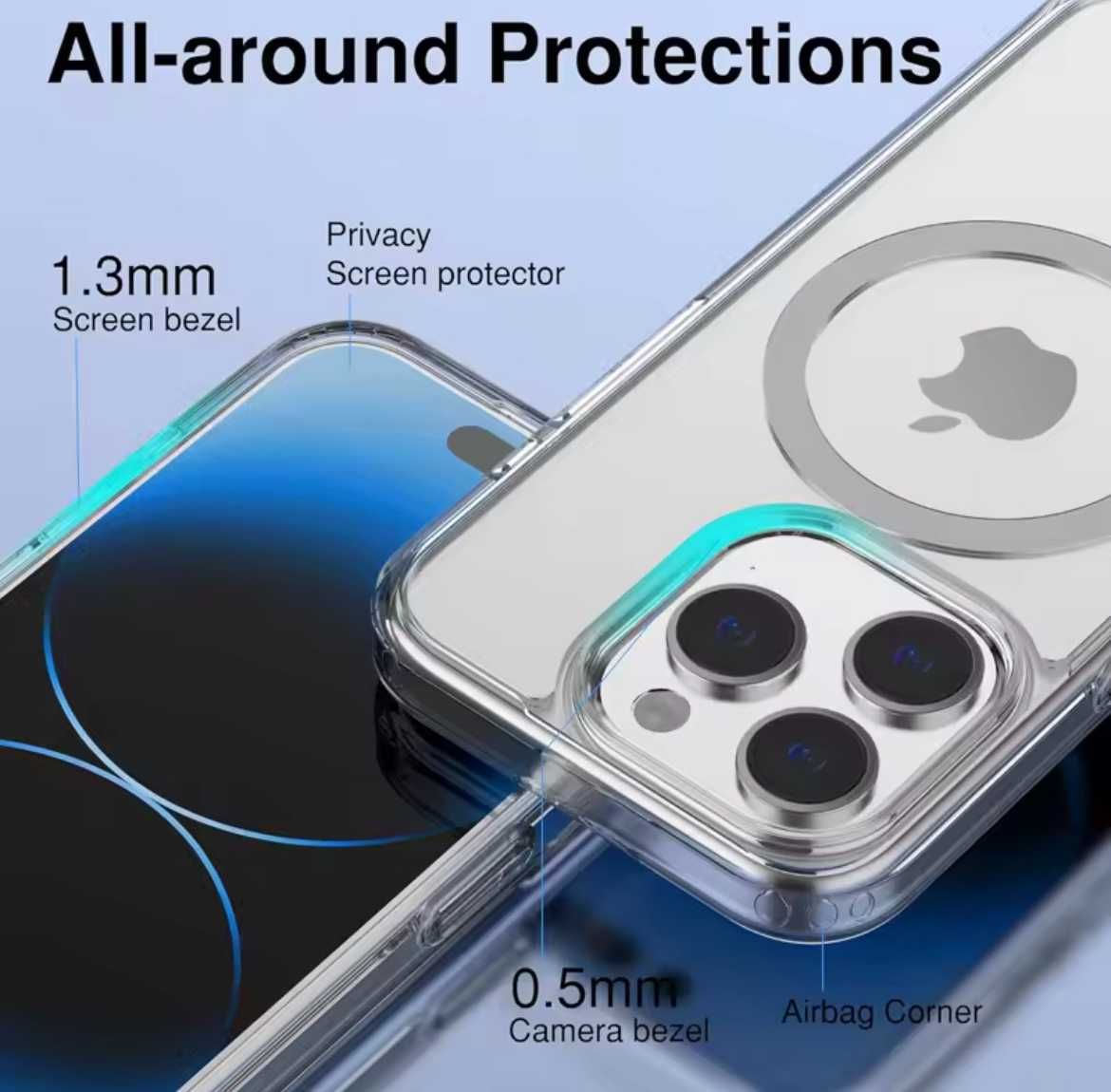 Чохол силіконовий для Iphone з MagSafe на 14 Pro Max, 14 Pro, 14 чехол