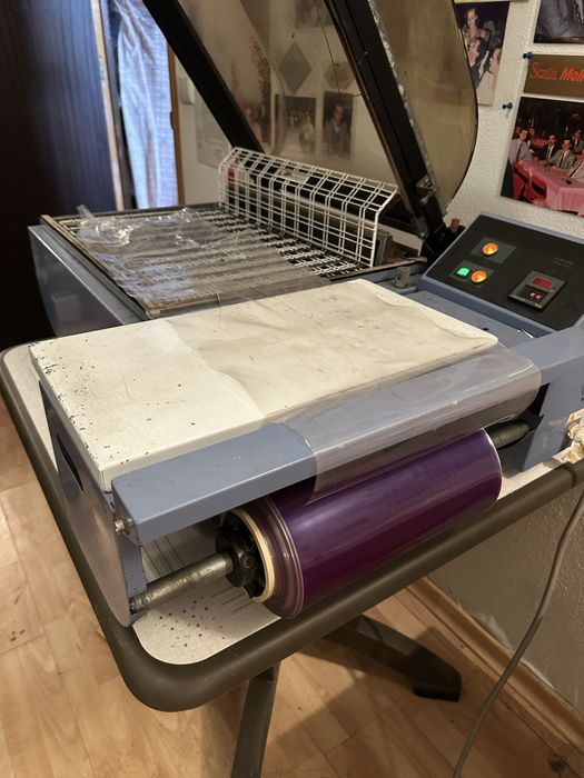 Maquina plastificar embalamento industrial