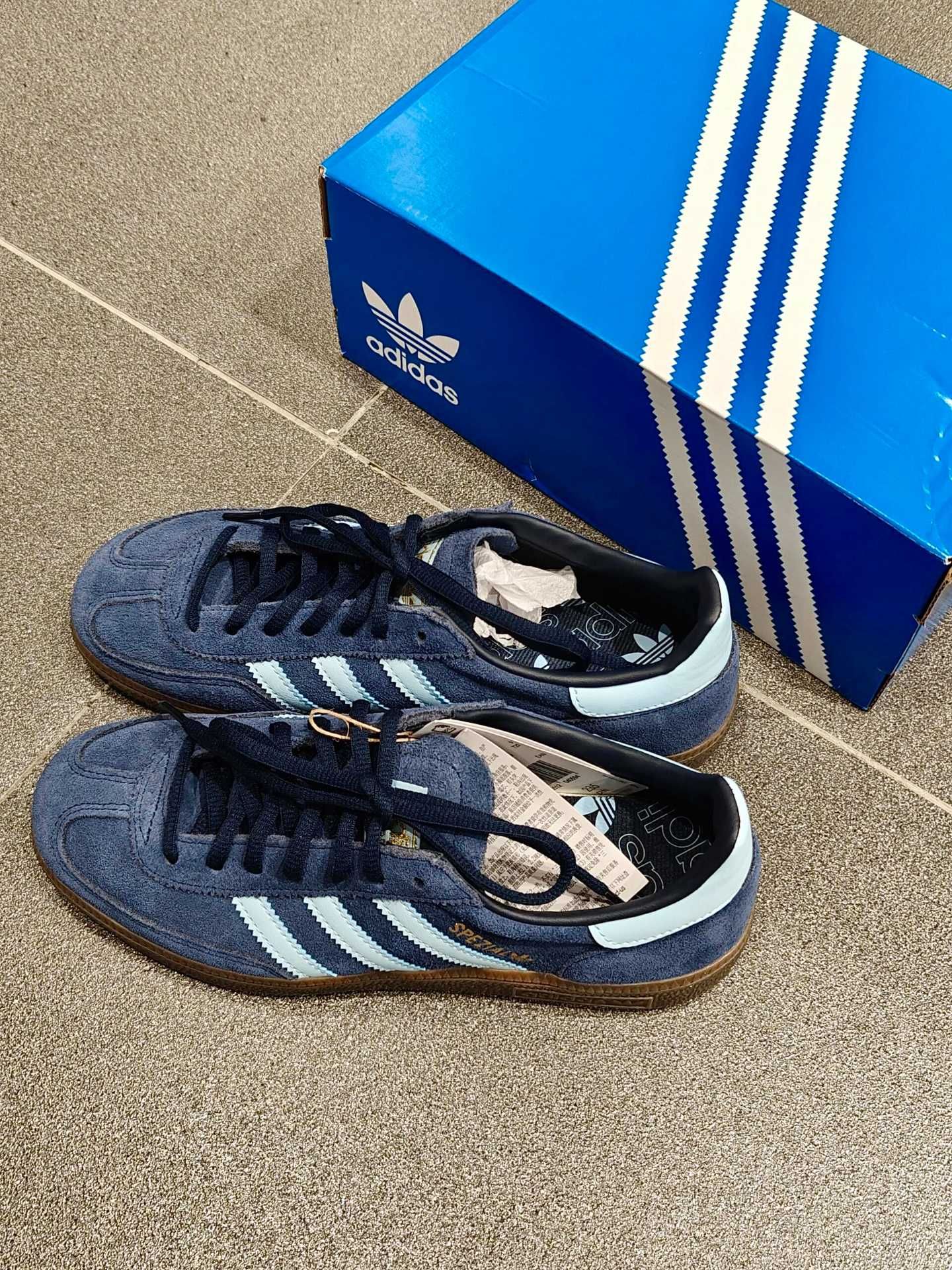 Adidas Handball Spezial Navy moda Oddychający Nowe buty unisex.41
