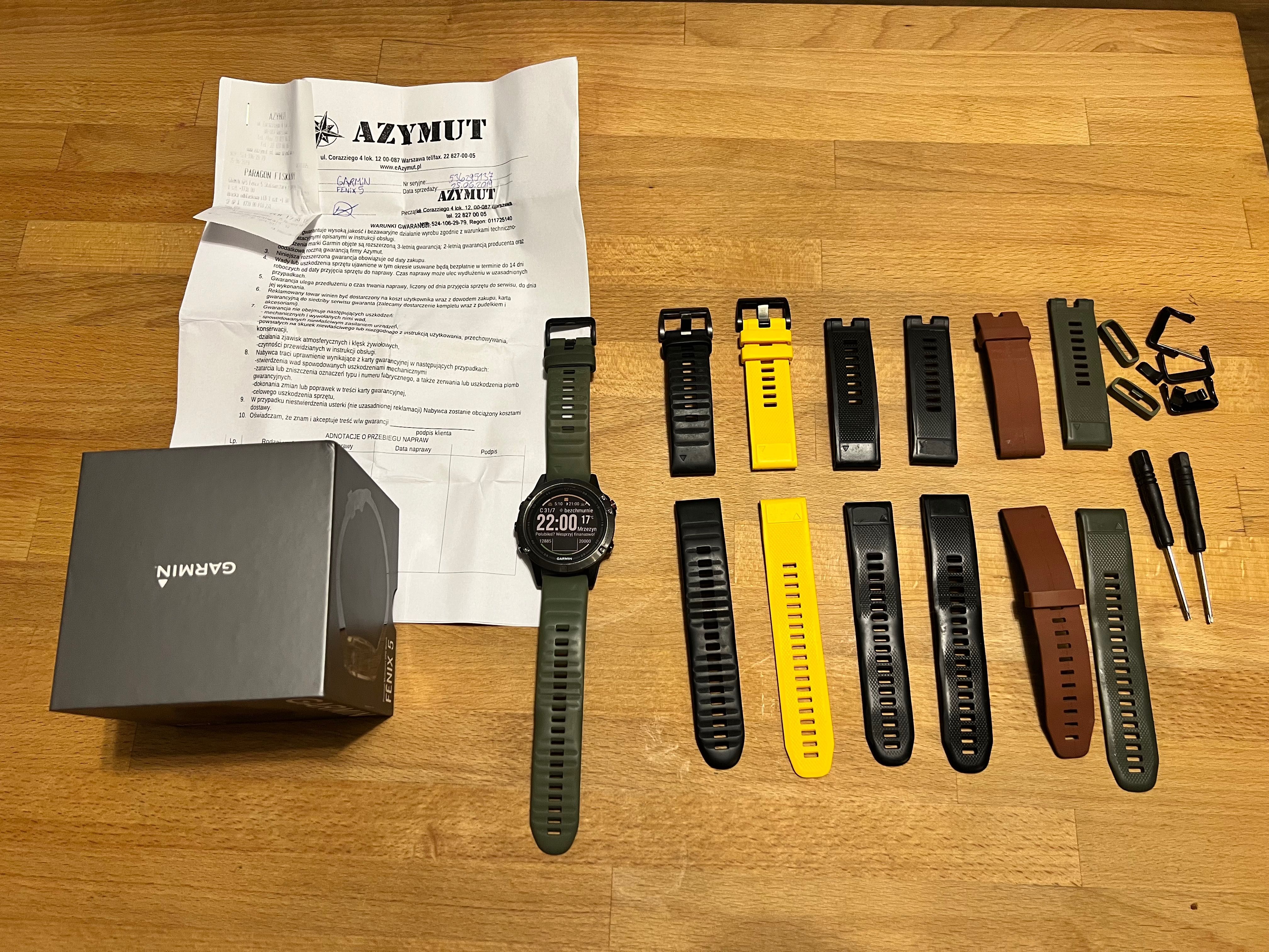 Garmin Fenix 5 / Stan bardzo dobry