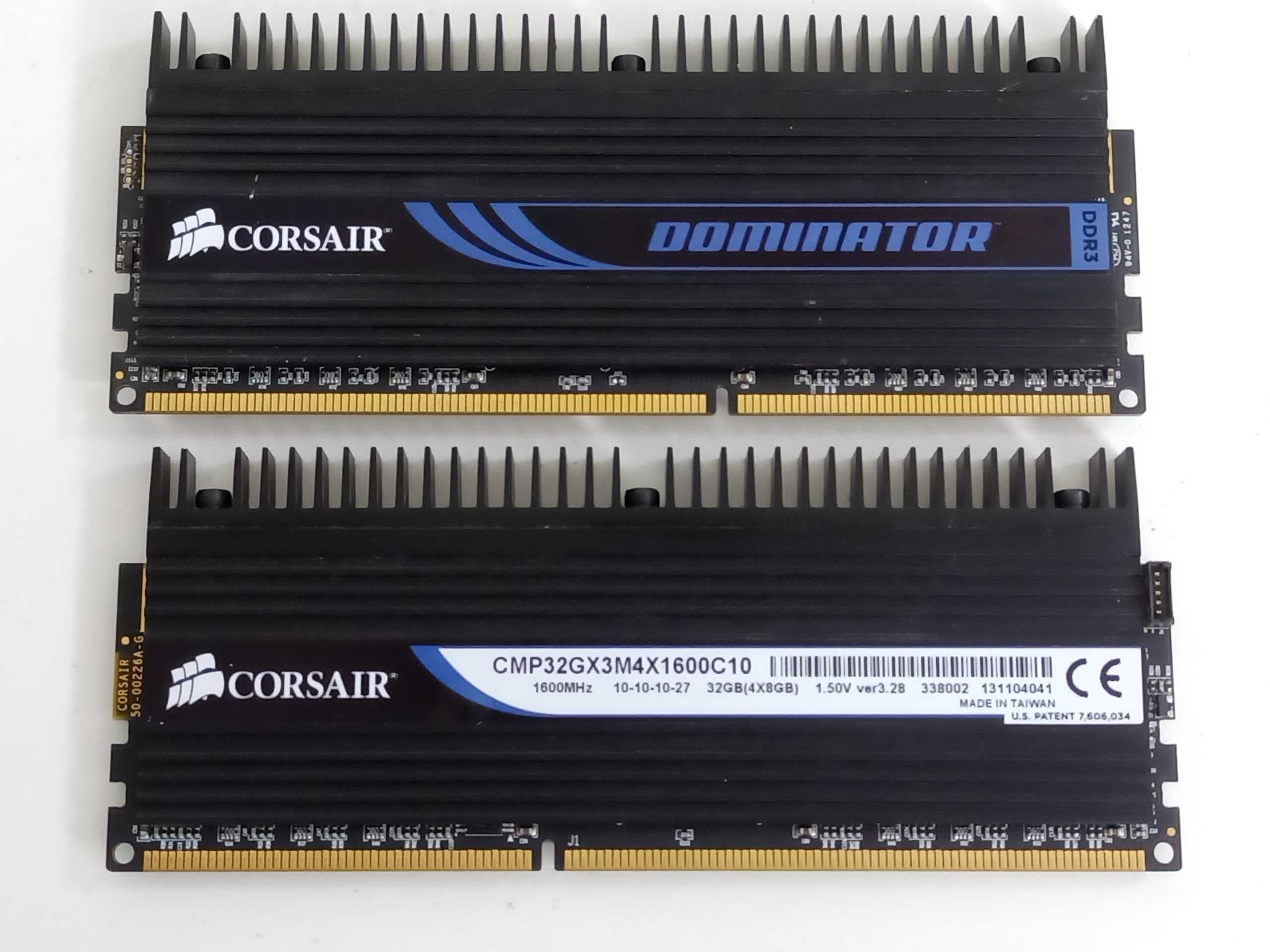 8GB DDR3 1600MHz Corsair Dominator. PC3 12800. Ігрова пам'ять