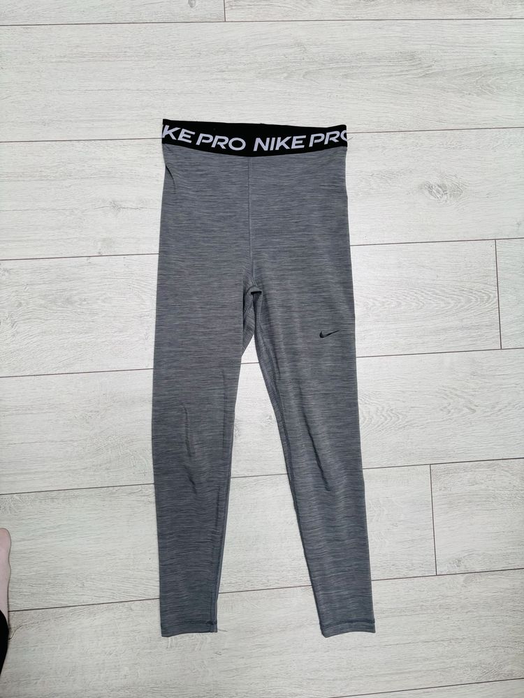 Leginsy szare nike pro s