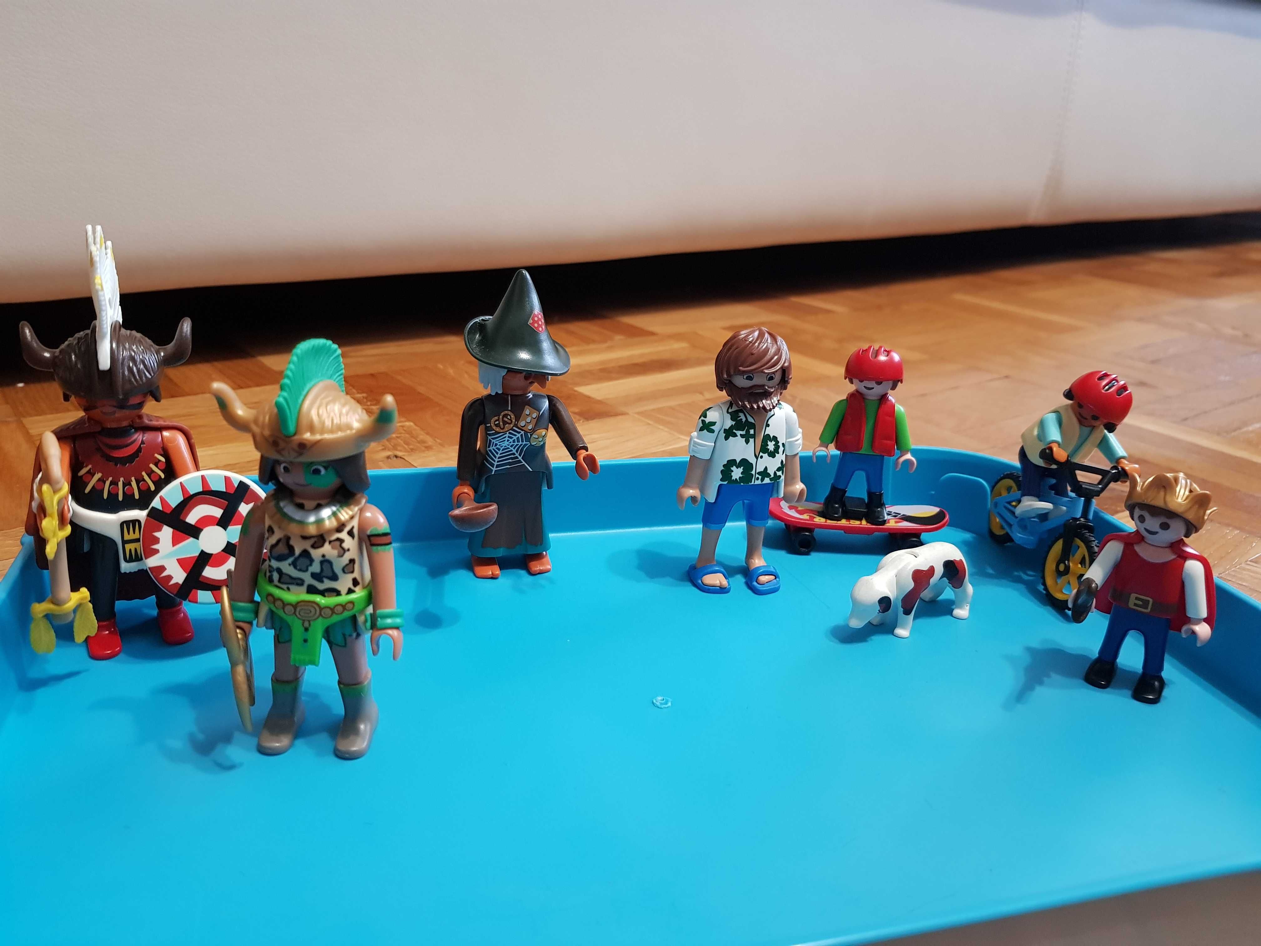 PLAYMOBIL, różne ludziki z saszetek, zestaw