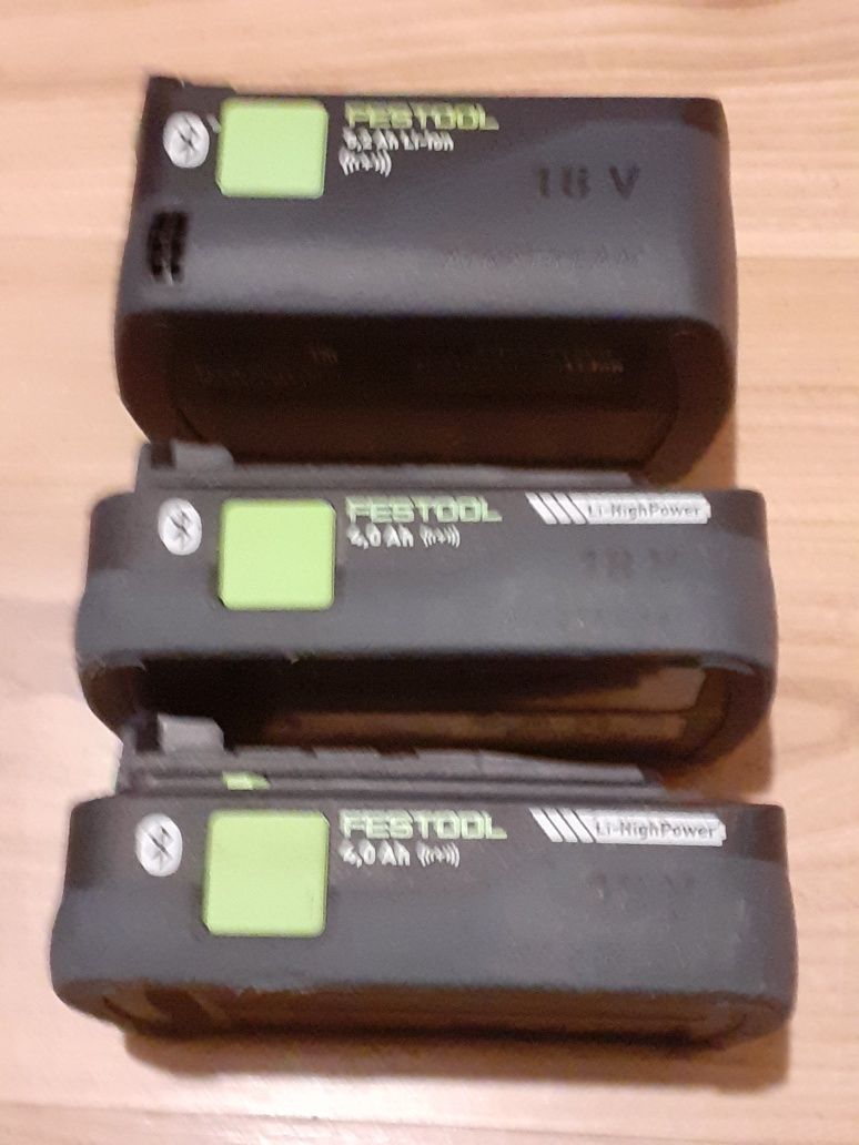 Festool  T18+3 Li.on, T15+3Lion,C12 NiMH,DD-AS,DD-ES, DWC 18-4500,