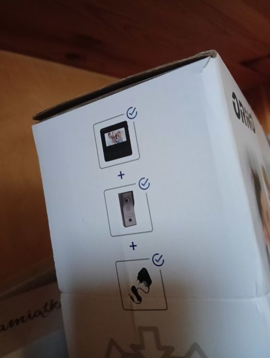 Wideodomofon z ekranem i 30m przewodu