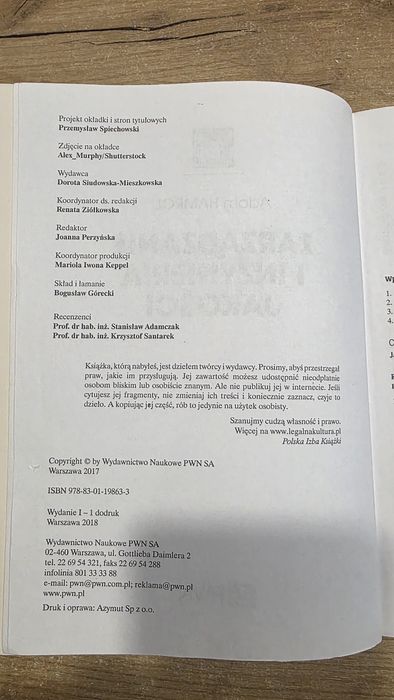 Zarządzanie i inżynieria jakości Adam Hamrol