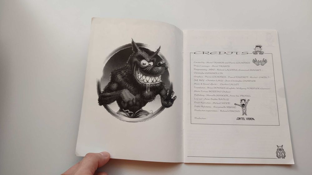 Goblins 3 PC/Amiga sama instrukcja po angielsku i w innych