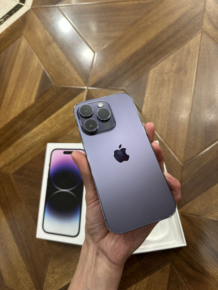 Iphone 14 pro 128 ddeep puple
