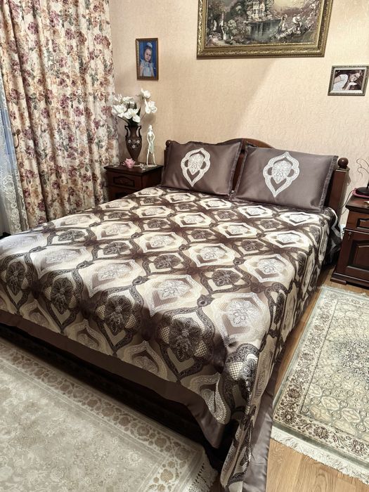 Продам наборы для спальни, покрывало +2 наволочки Турция