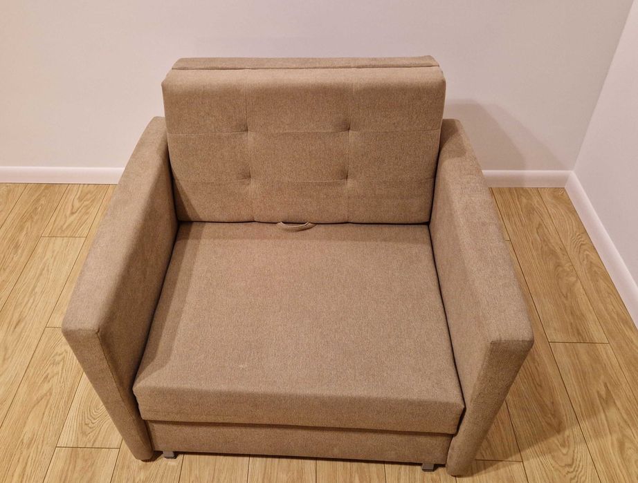 sofa jednoosobowa z funkcją spania