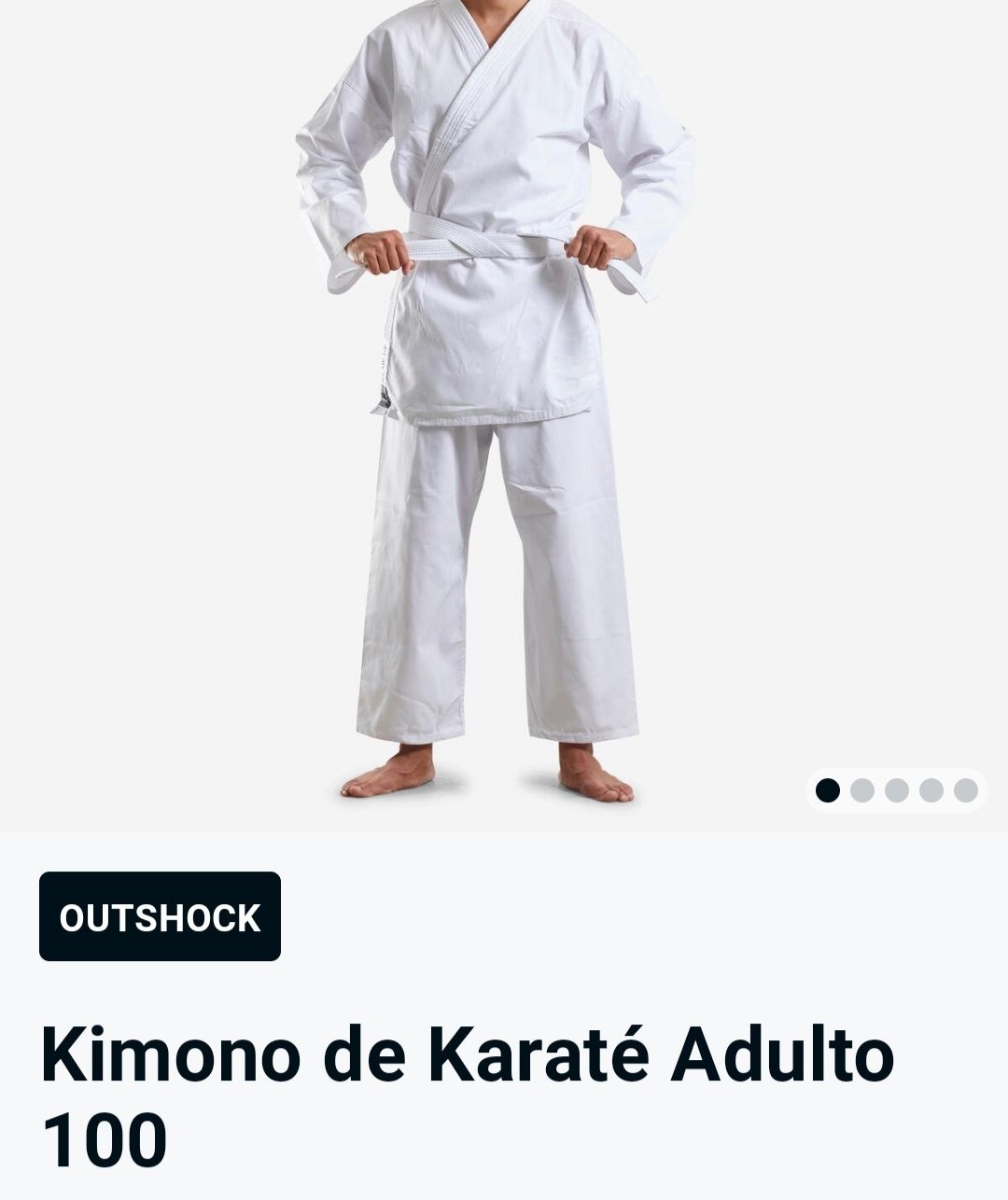 Kimono de Karaté Adulto + Cinturão