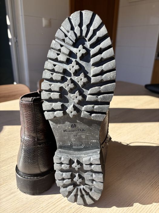 Botas Massimo Dutti, cor castanho, tamanho 44