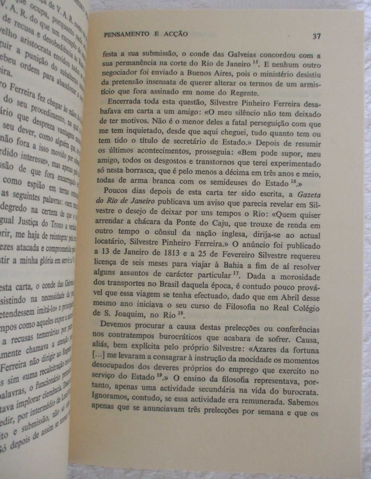 Silvestre Pinheiro Ferreira: Ideologia e Teoria,Maria B Nizza da Silva