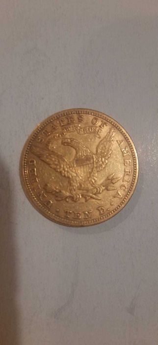 Złote 10 dolarów w próbie 900