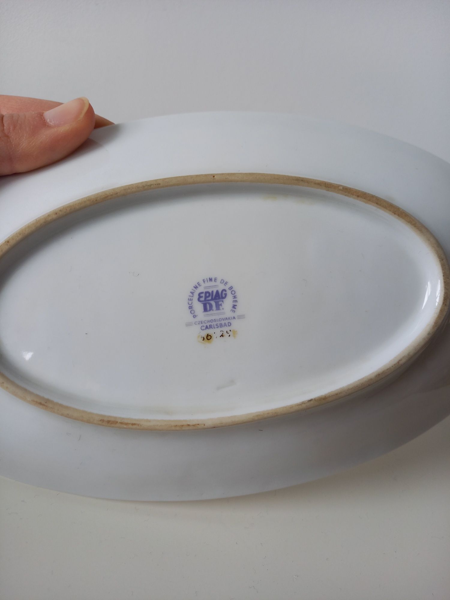 Patera półmisek śledziówka porcelana Boheme