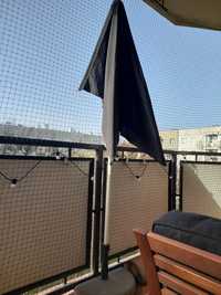 Parasol Ikea z podstawą na balkon taras