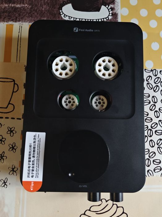 Fosi Audio GR70 - ламповый усилитель для наушников + ПОДАРОК 6 ЛАМП