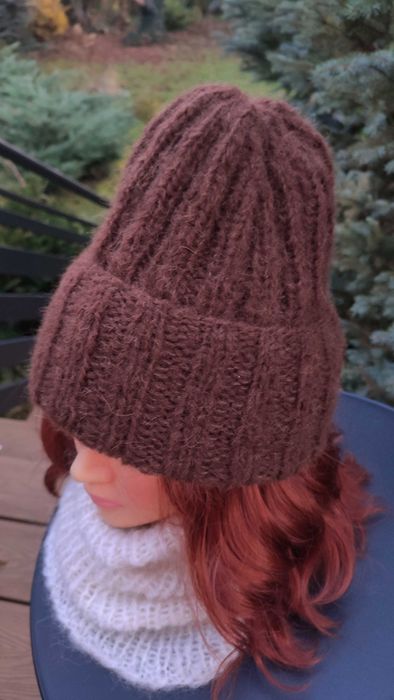 Czapka chmurka handmade