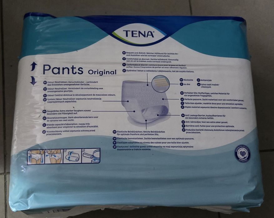 Tena pieluchomajtki majtki dla dorosłych L.
