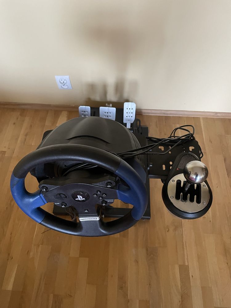 Kierownica Thrustmaster T150 Pedały T-LCM Shifter TH8A Stelaż Zestaw