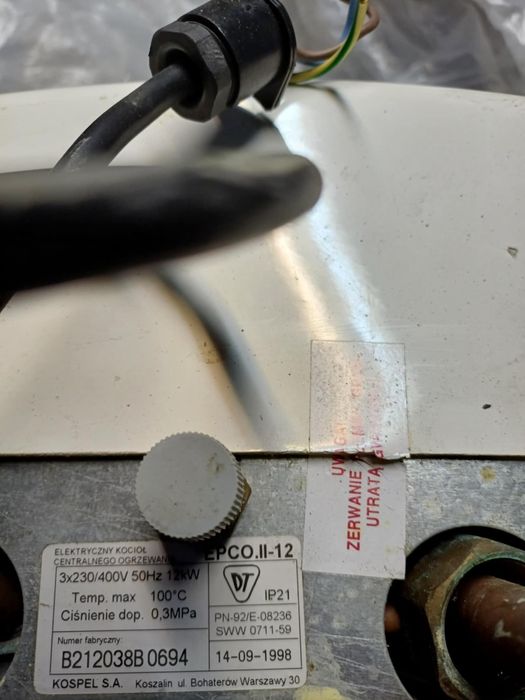 Piecyk elektryczny kospel
