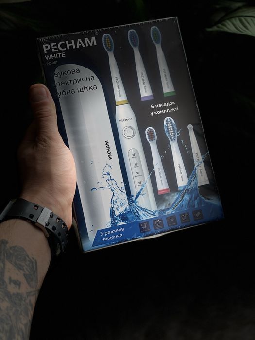 Електрична зубна щітка PECHAM White Travel PC-081
