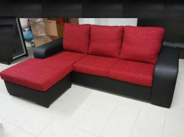 Sofa chaise reversivel + 2 puffs NOVO