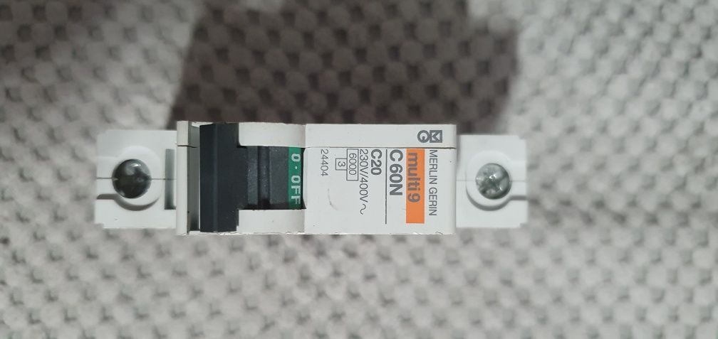 Wyłącznik Nadprądowy Merlin Gerin C60N 1P C 20A