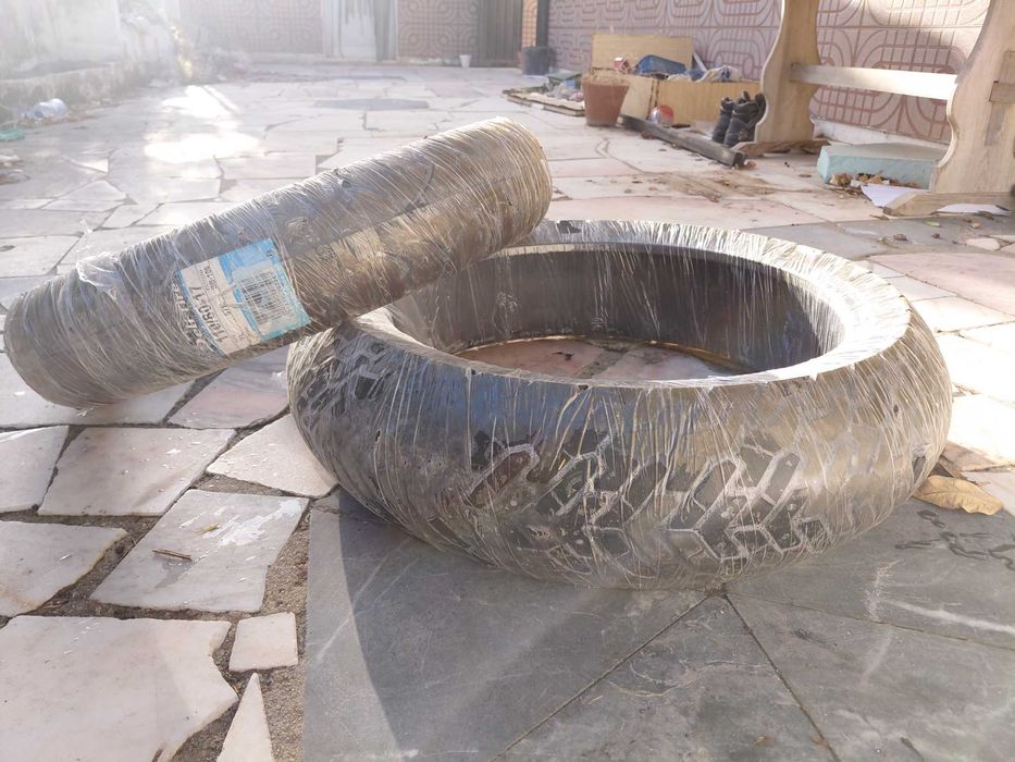 Pneu Deli Tire R17 frontal - Pneu Speed Radial R17 traseira