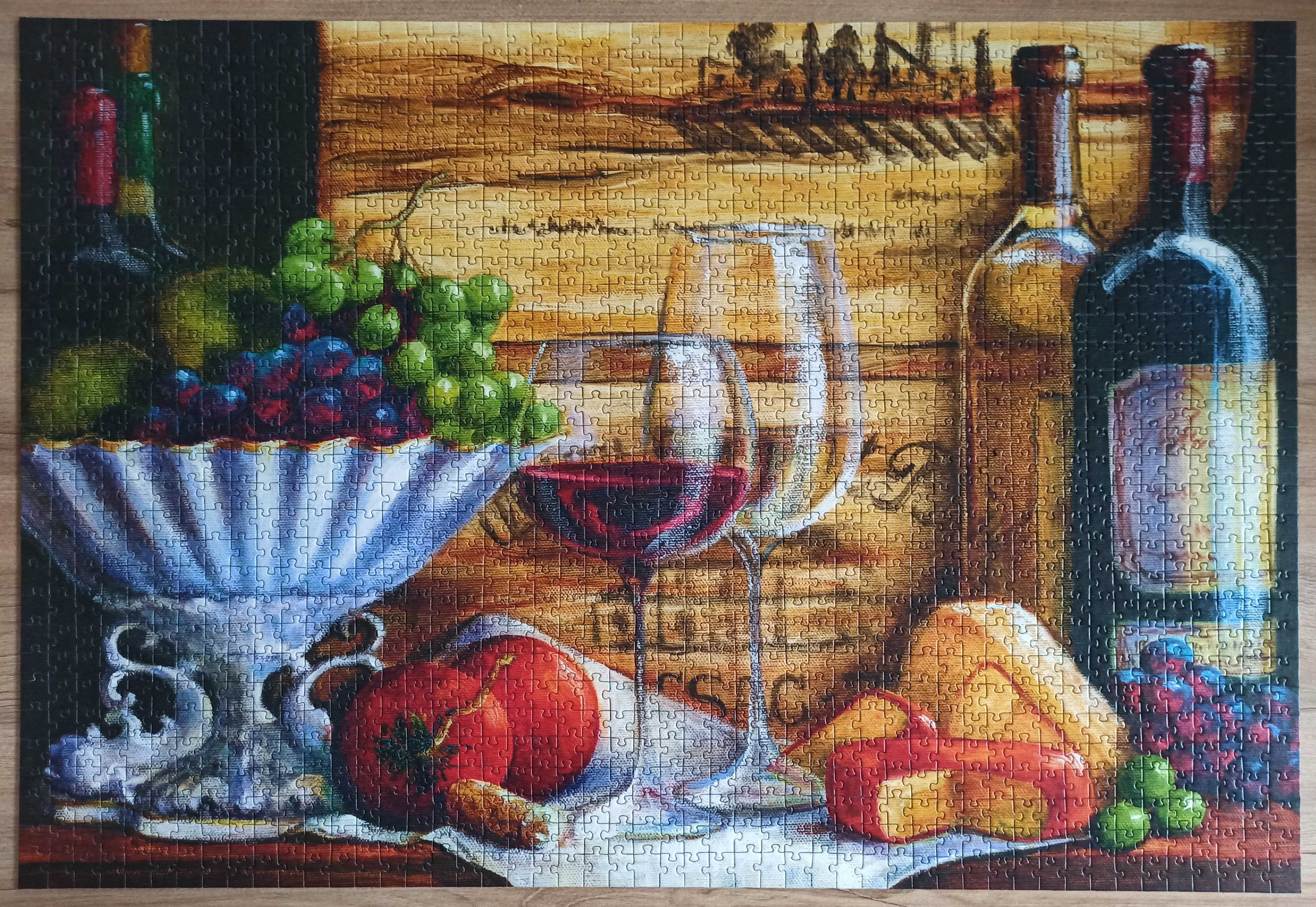 Puzzle 1500 el W winnicy In the vineyard. Trefl Premium Malenda Trick.