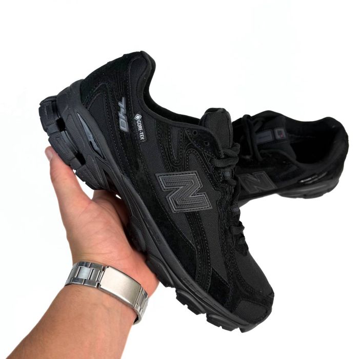 Кросовки New Balance 740 Total Black Gortex + термо