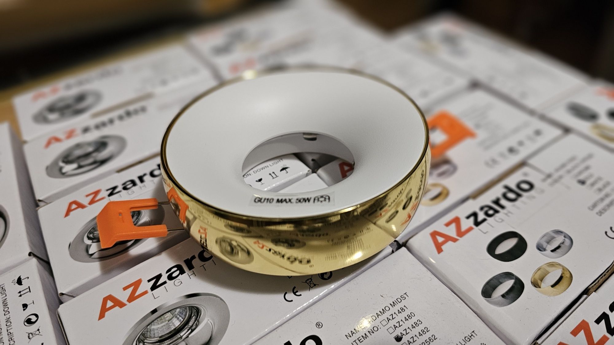 Azzardo lampka Oczko + Ring