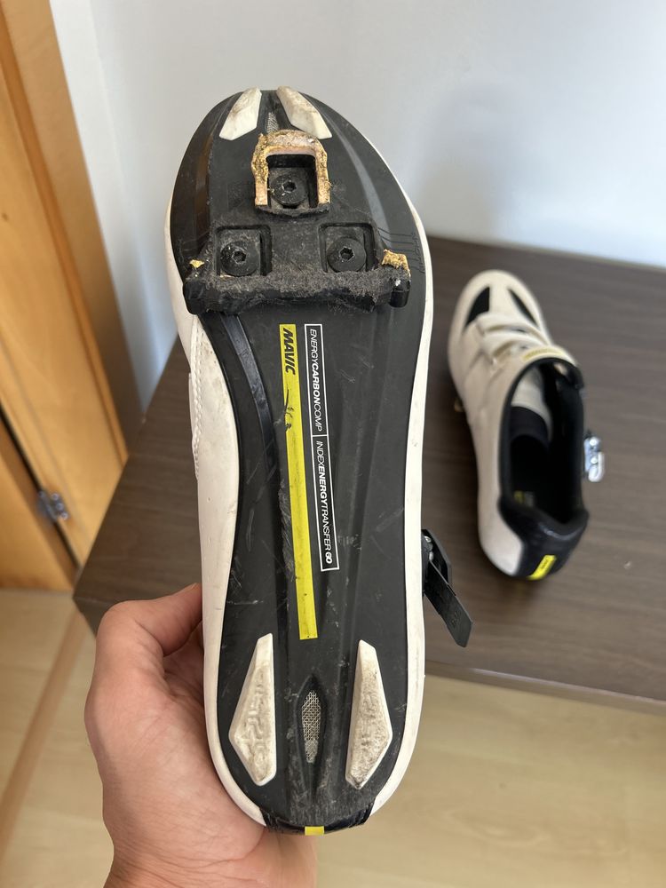 Vendo sapatos para bicicleta de estrada/triatlo mavic ergofit 3D