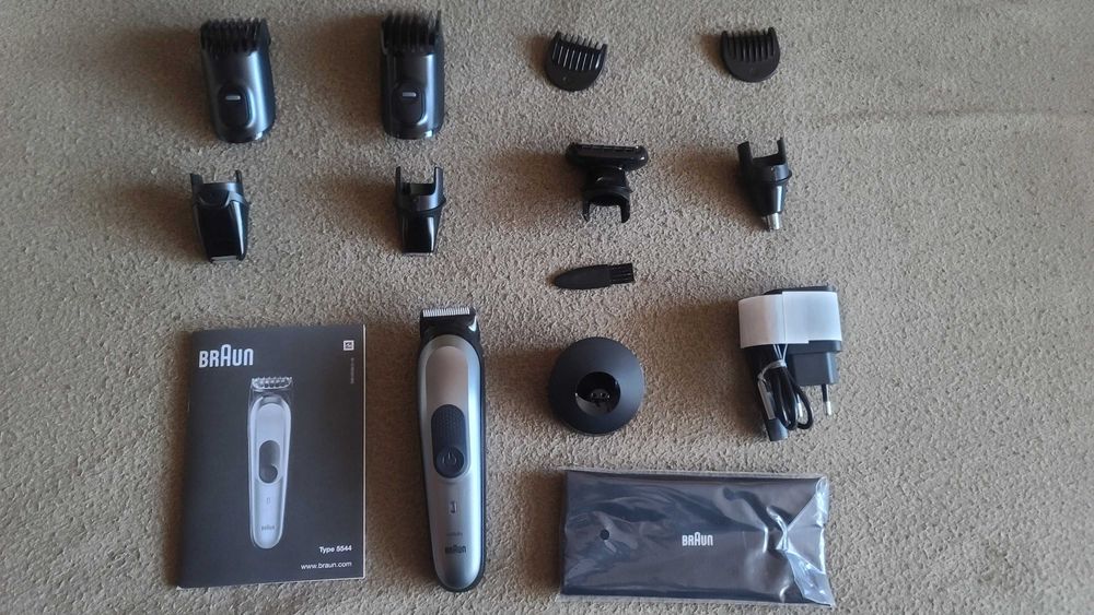 Тример універс. BRAUN MGK 7221(10в1) акум.100 хв.мішок.підставка нове