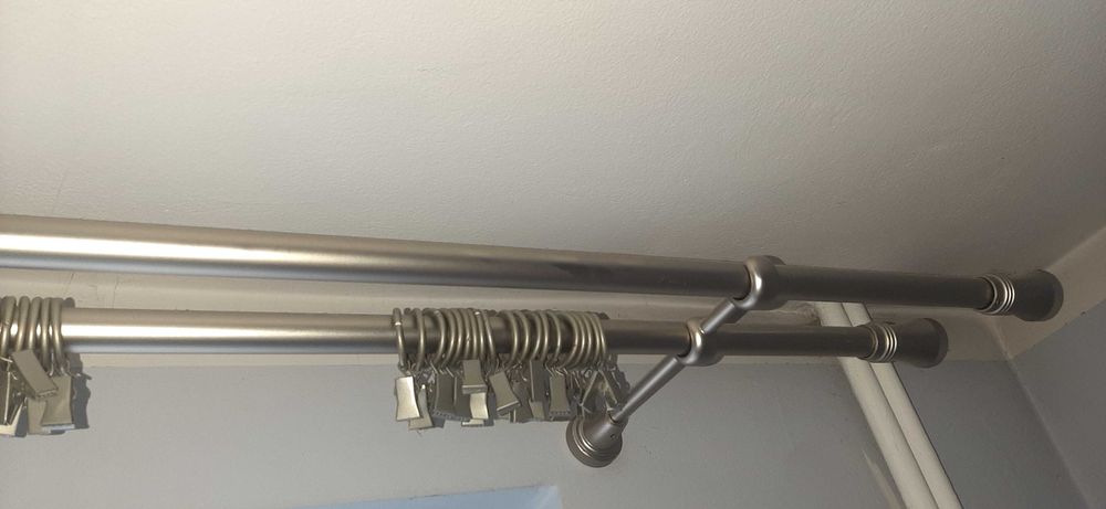 Karnisz podwojny satyna 160 cm