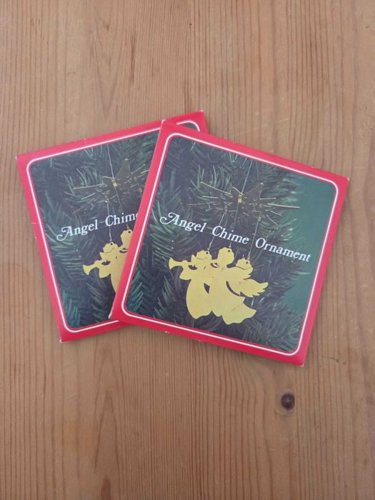 Pack of 2 angels chime ornament