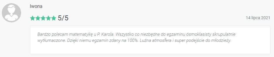 Korepetycje matematyka. Naucz się ze mną i zaskocz swoją nauczycielkę!