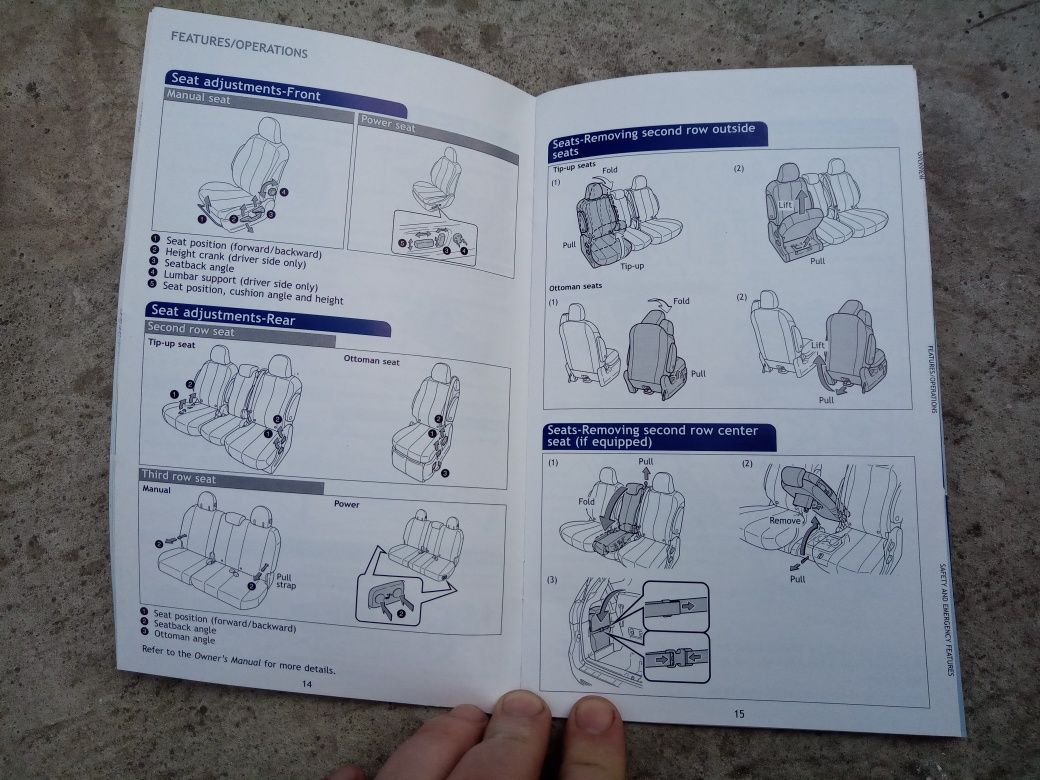 Мануал инструкция по эксплуатации Toyota Sienna III 2010 - 2014