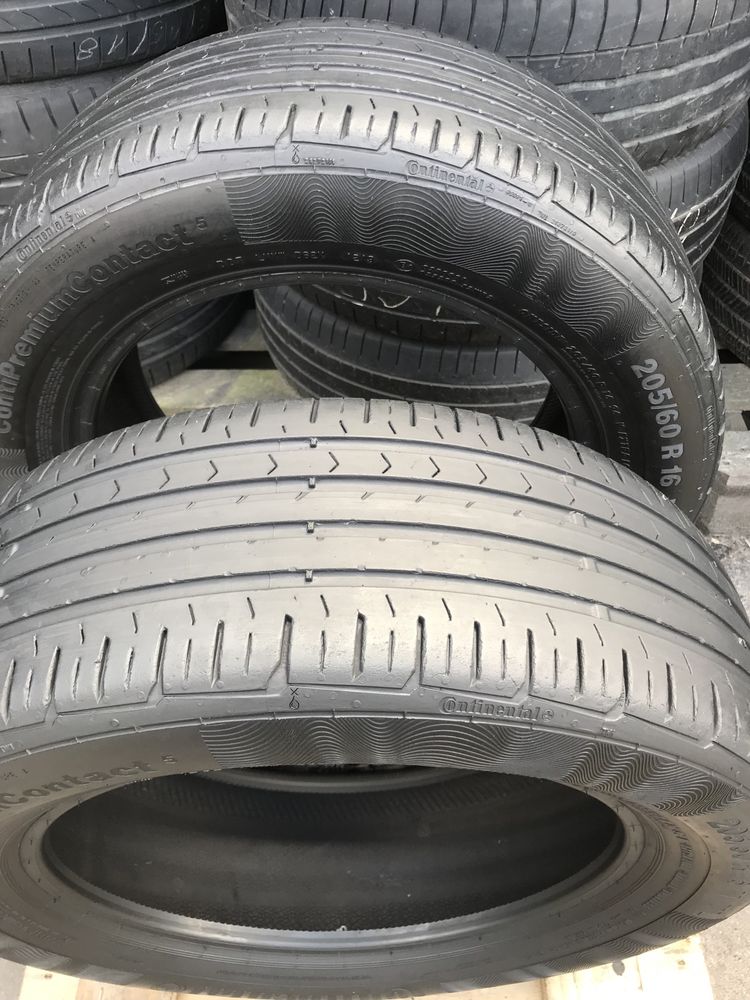 2 szt.para opony lato 19r.4.5mm 205/60R16 Continental PremiumContact5