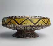 Unikatowa misa/patera ceramiczna Strehla , sygnowana - lata 60