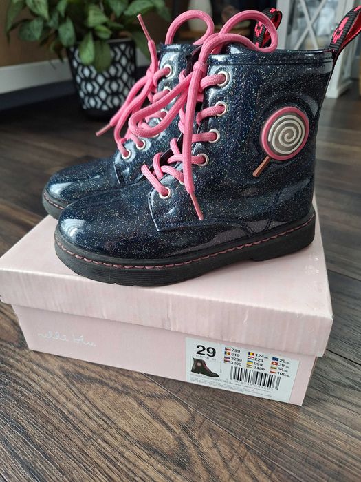 Buty botki dla dziewczynki r. 29