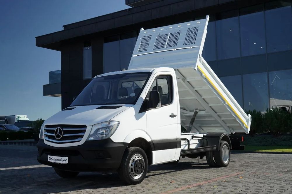 Mercedes-Benz SPRINTER / WYWROTKA - 3,5M / BLIŹNIAK / MANUAL / SPROWADZONY