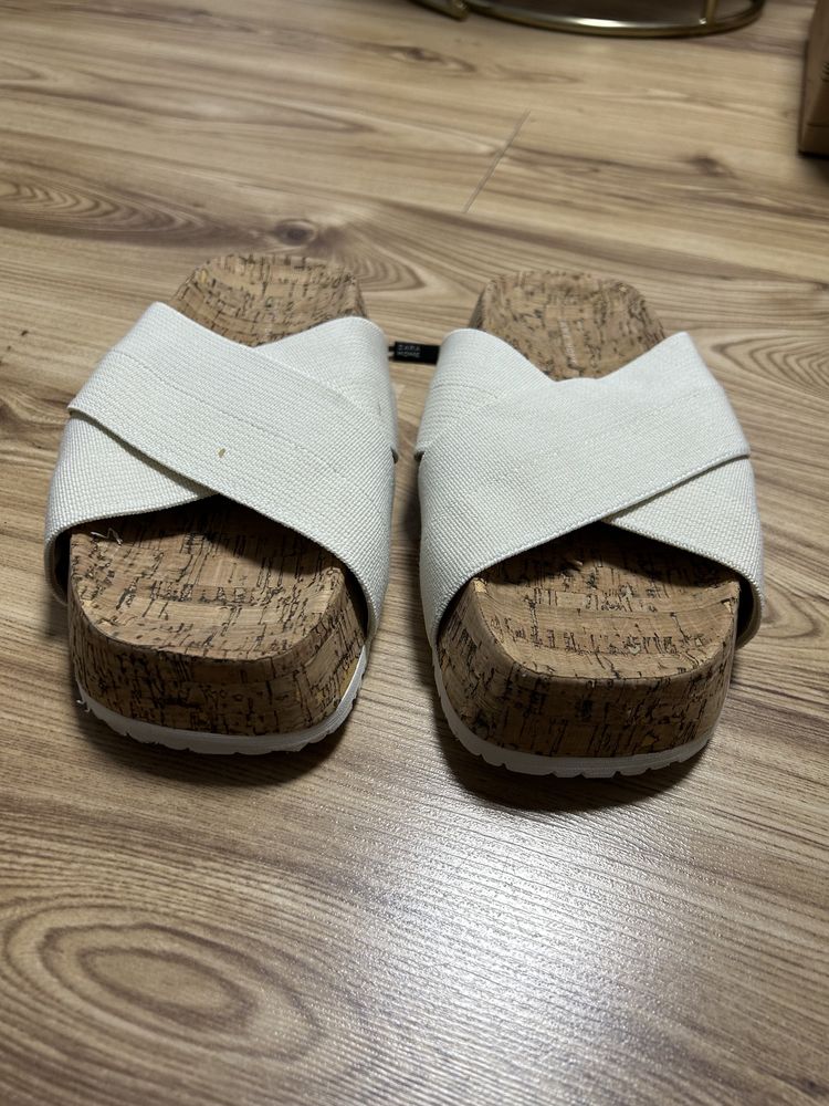Zara Home klapki korkowe rozmiar 38 na prezent